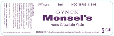 Gynex Monsels Label (Gynex Monsels Label)